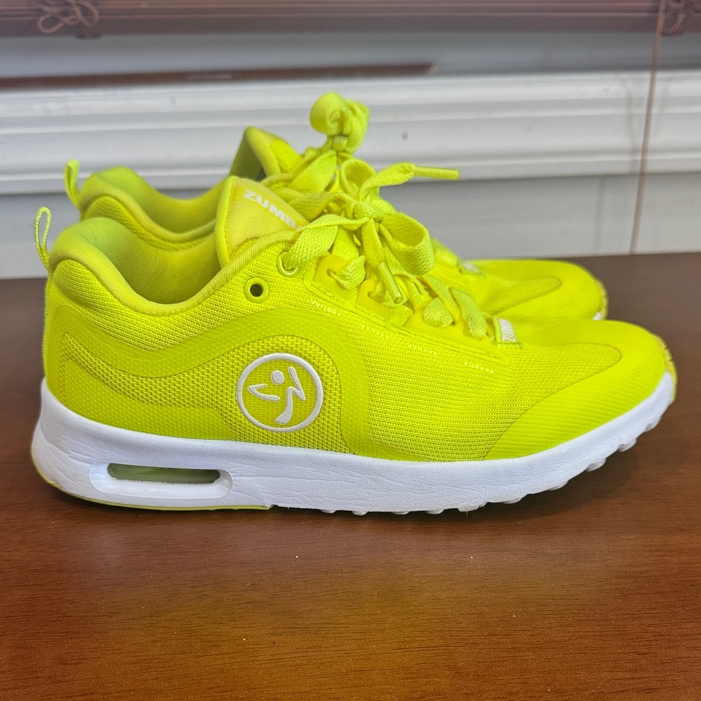 Zumba Fitness Neon Yellow Sneakers